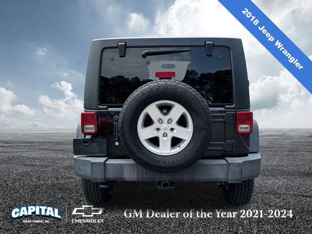 used 2018 Jeep Wrangler JK Unlimited car, priced at $24,000