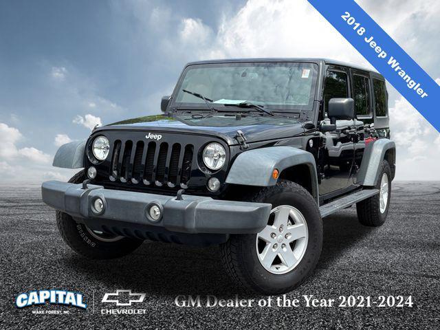 used 2018 Jeep Wrangler JK Unlimited car, priced at $24,000
