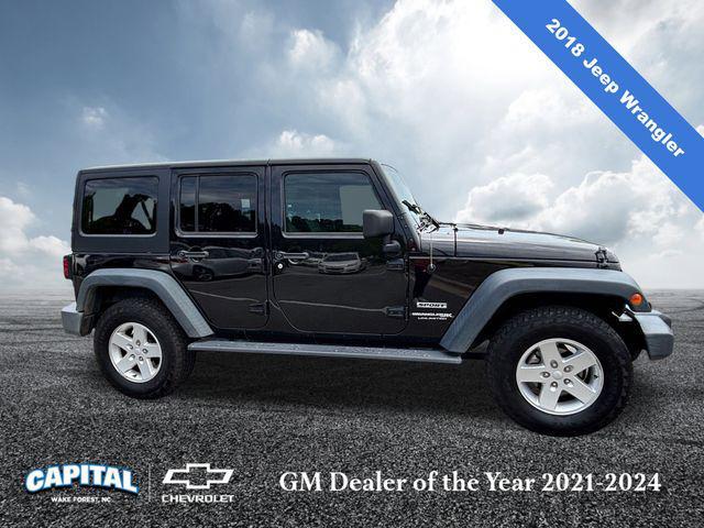 used 2018 Jeep Wrangler JK Unlimited car, priced at $24,000