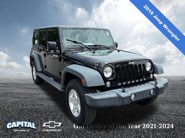 used 2018 Jeep Wrangler JK Unlimited car, priced at $24,000