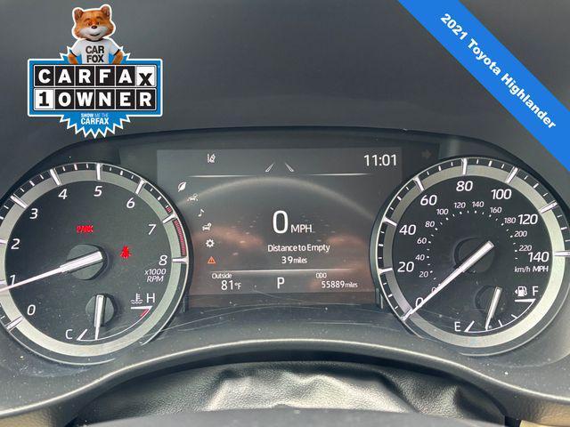 used 2021 Toyota Highlander car, priced at $32,500