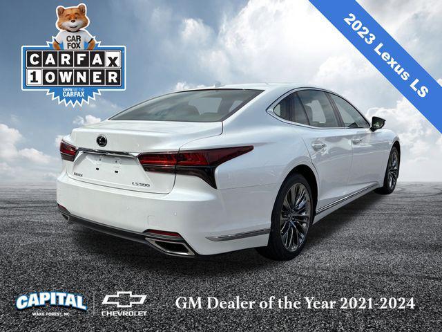 used 2023 Lexus LS 500 car, priced at $72,000
