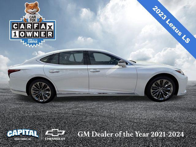 used 2023 Lexus LS 500 car, priced at $72,000