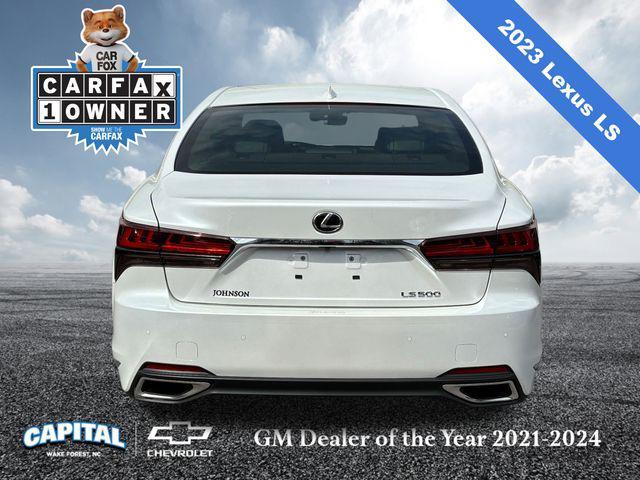 used 2023 Lexus LS 500 car, priced at $72,000