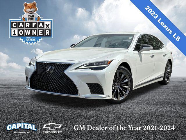 used 2023 Lexus LS 500 car, priced at $72,000