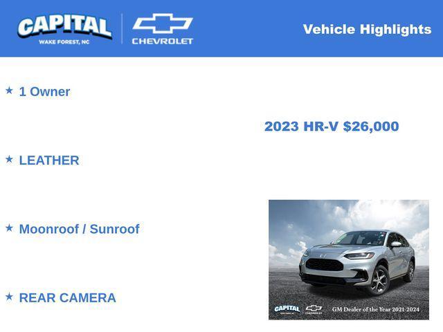 used 2023 Honda HR-V car, priced at $26,000