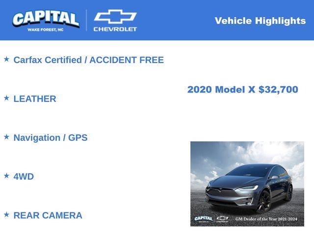 used 2020 Tesla Model X car, priced at $32,700