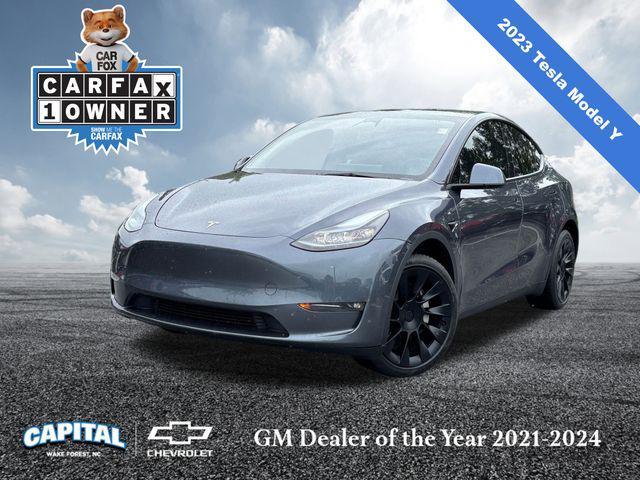 used 2023 Tesla Model Y car, priced at $34,000
