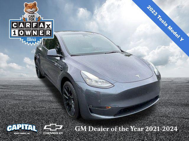 used 2023 Tesla Model Y car, priced at $34,000