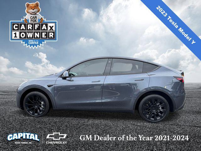 used 2023 Tesla Model Y car, priced at $34,000