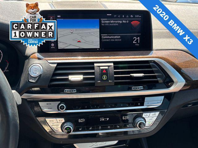 used 2020 BMW X3 car, priced at $22,500