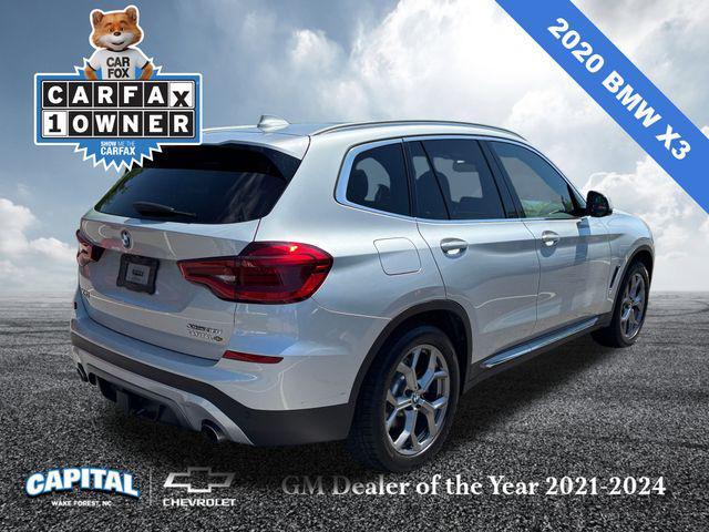 used 2020 BMW X3 car, priced at $22,500