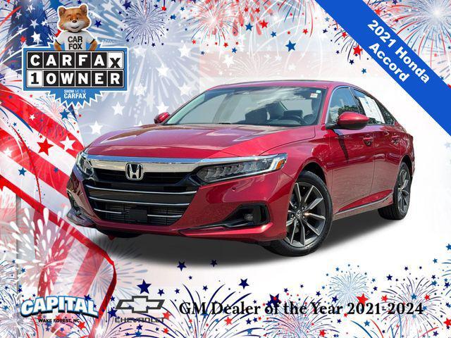 used 2021 Honda Accord car, priced at $25,500