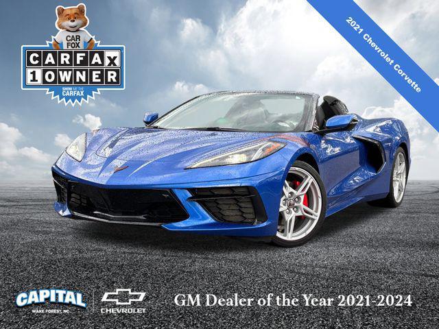 used 2021 Chevrolet Corvette car, priced at $70,500