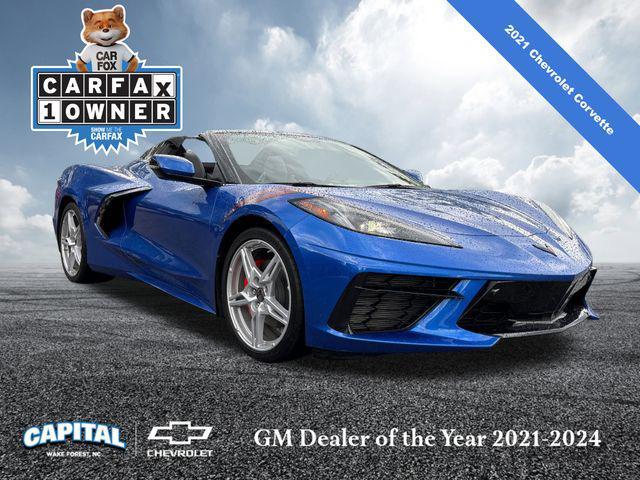used 2021 Chevrolet Corvette car, priced at $70,500