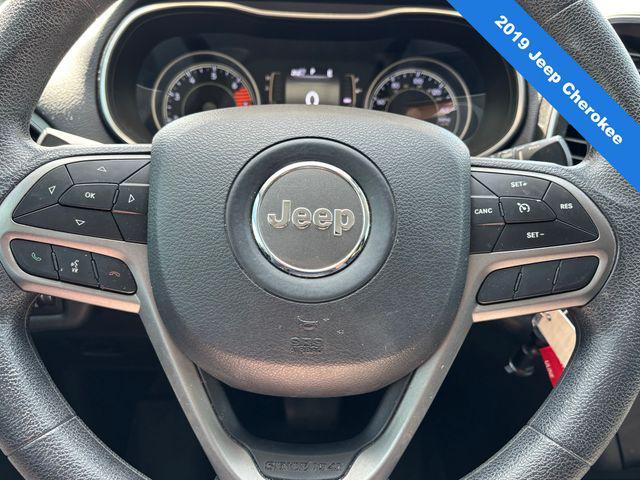 used 2019 Jeep Cherokee car, priced at $15,500