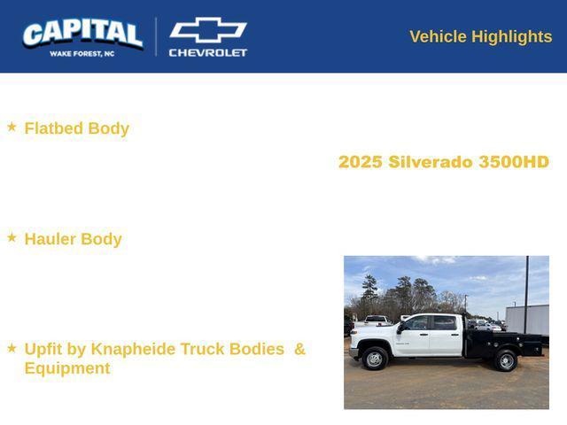 new 2025 Chevrolet Silverado 3500 car, priced at $84,729
