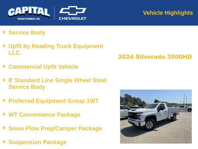 new 2024 Chevrolet Silverado 3500 car, priced at $59,122
