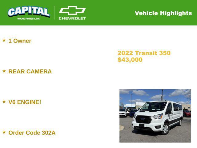 used 2022 Ford Transit-350 car, priced at $43,000