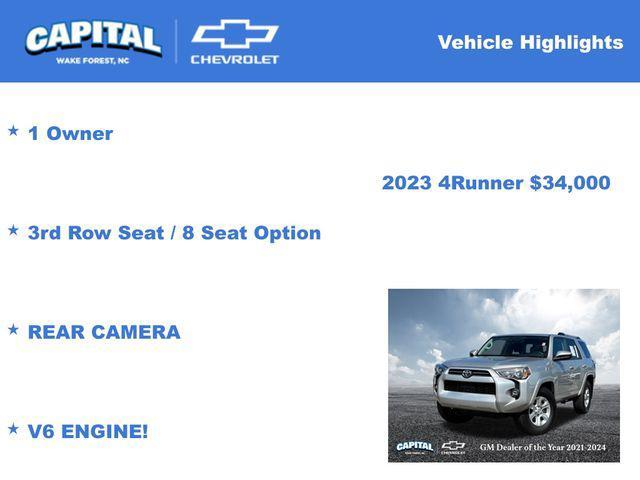 used 2023 Toyota 4Runner car, priced at $34,000