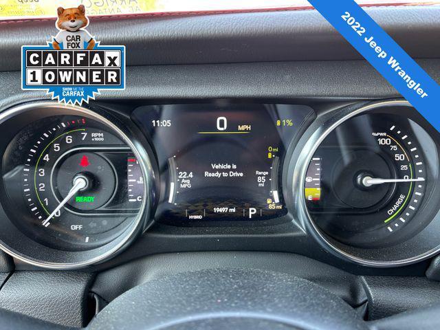 used 2022 Jeep Wrangler Unlimited 4xe car, priced at $35,000