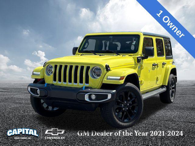 used 2022 Jeep Wrangler Unlimited 4xe car, priced at $35,000