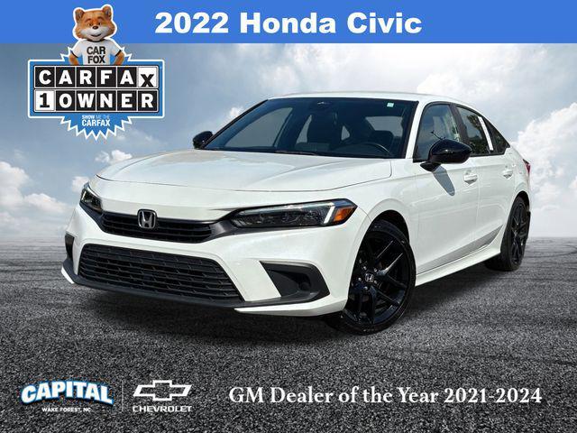used 2022 Honda Civic car, priced at $22,200