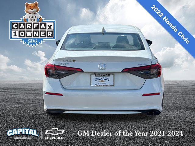 used 2022 Honda Civic car, priced at $22,700