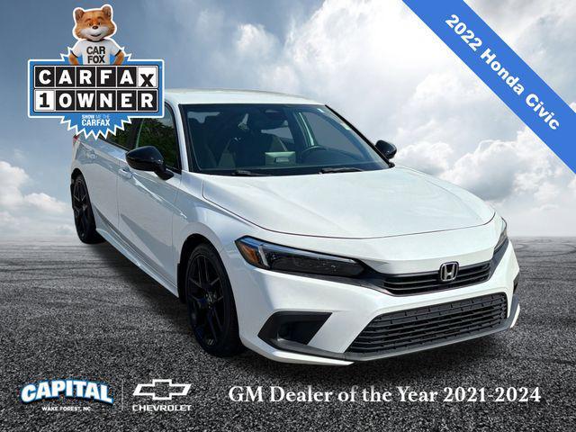 used 2022 Honda Civic car, priced at $22,700