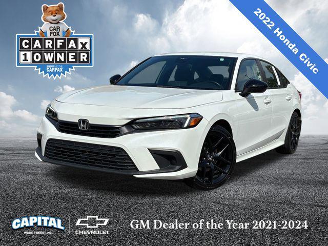 used 2022 Honda Civic car, priced at $22,700