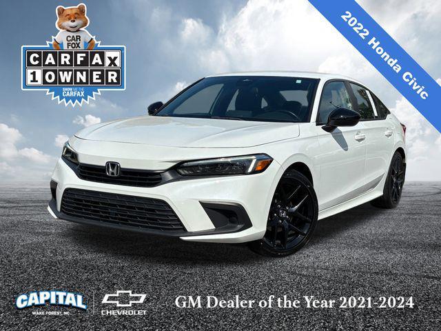 used 2022 Honda Civic car, priced at $22,700