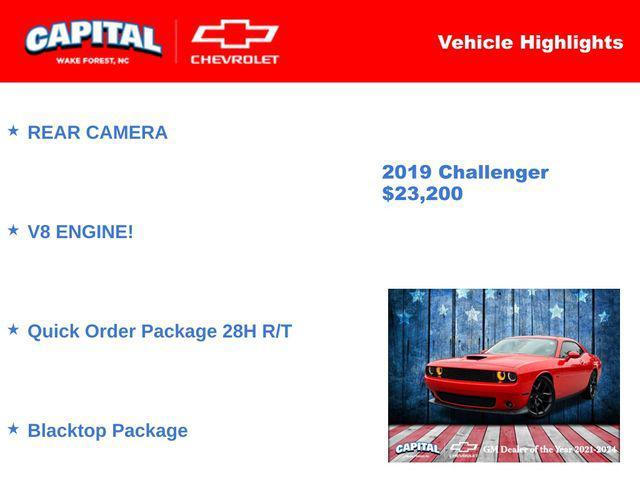 used 2019 Dodge Challenger car, priced at $23,200