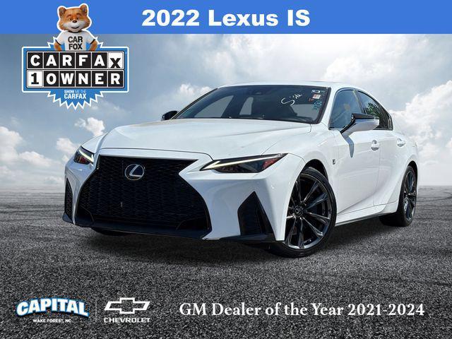 used 2022 Lexus IS 350 car, priced at $41,200
