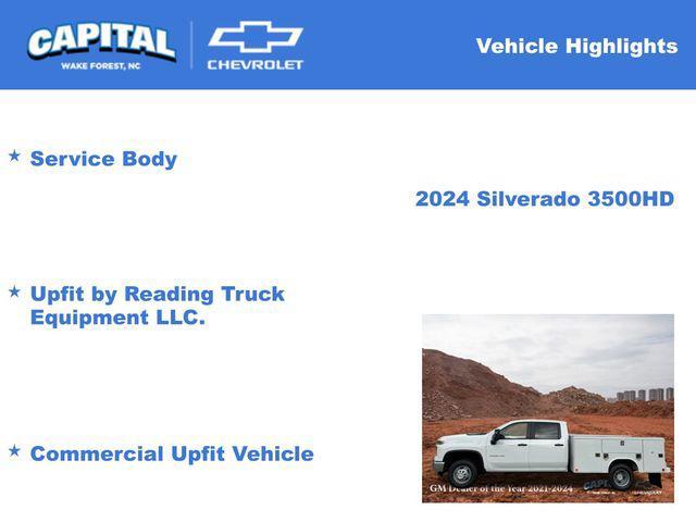 new 2024 Chevrolet Silverado 3500 car, priced at $68,743