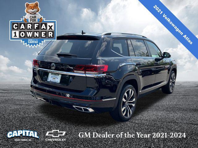 used 2021 Volkswagen Atlas car, priced at $31,500