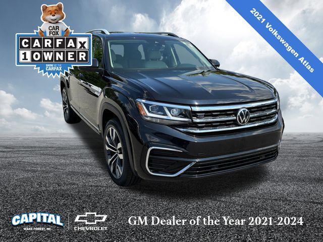 used 2021 Volkswagen Atlas car, priced at $31,500