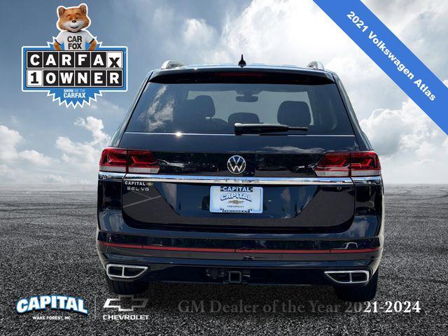 used 2021 Volkswagen Atlas car, priced at $31,500