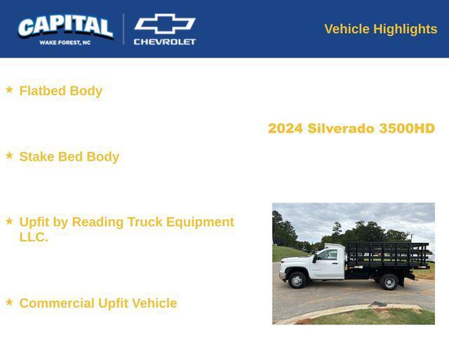 new 2024 Chevrolet Silverado 3500 car, priced at $65,733