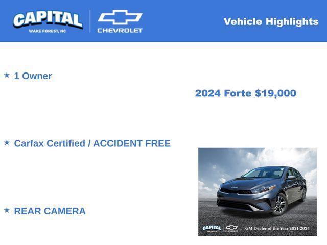 used 2024 Kia Forte car, priced at $19,000