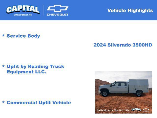 new 2024 Chevrolet Silverado 3500 car, priced at $85,981