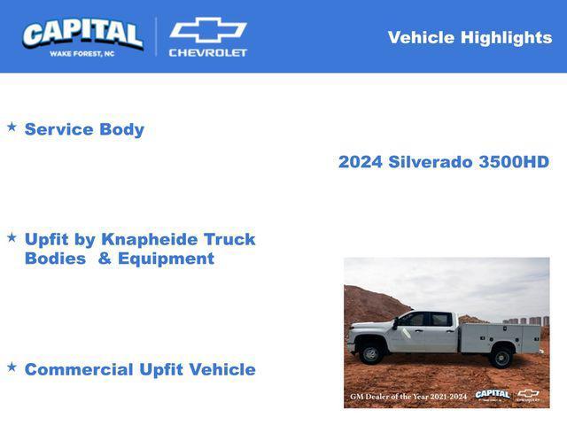 new 2024 Chevrolet Silverado 3500 car, priced at $74,085