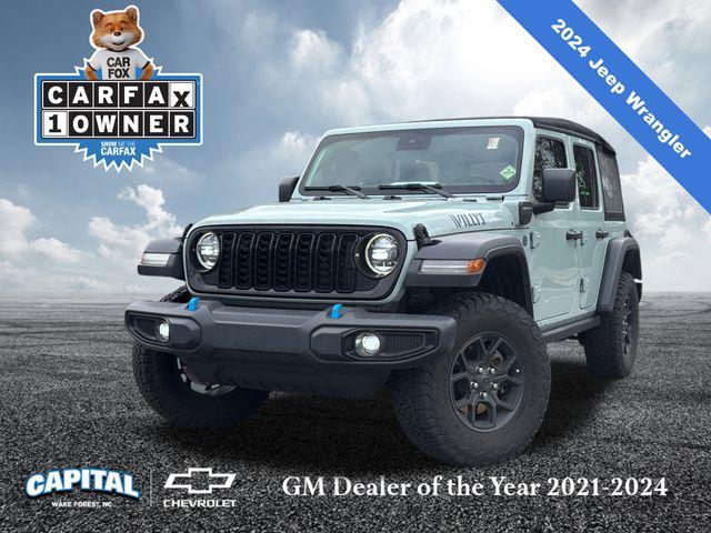 used 2024 Jeep Wrangler 4xe car, priced at $38,200