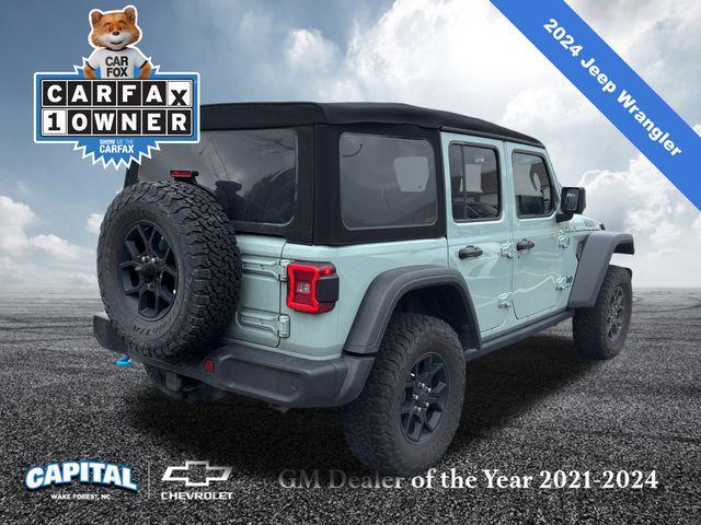 used 2024 Jeep Wrangler 4xe car, priced at $38,200