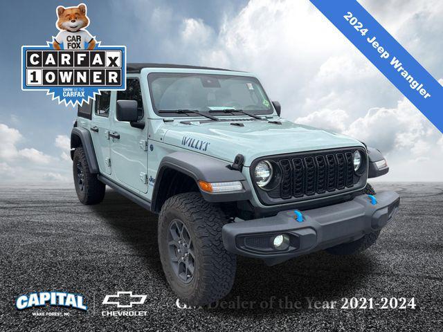used 2024 Jeep Wrangler 4xe car, priced at $38,200