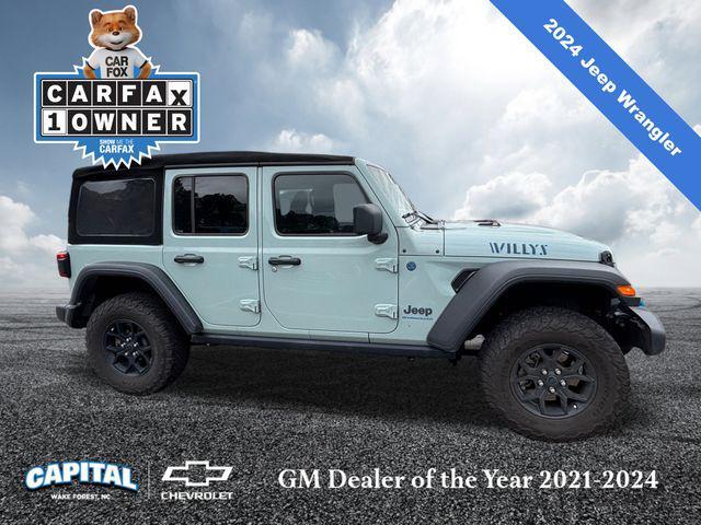 used 2024 Jeep Wrangler 4xe car, priced at $38,200