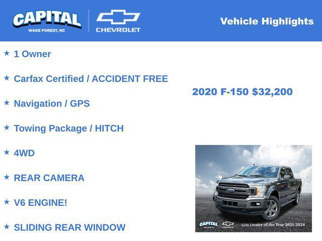used 2020 Ford F-150 car, priced at $32,200