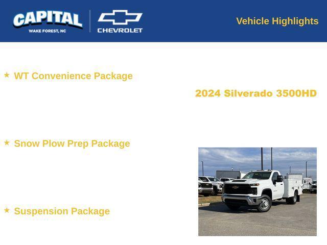 new 2024 Chevrolet Silverado 3500 car, priced at $62,534