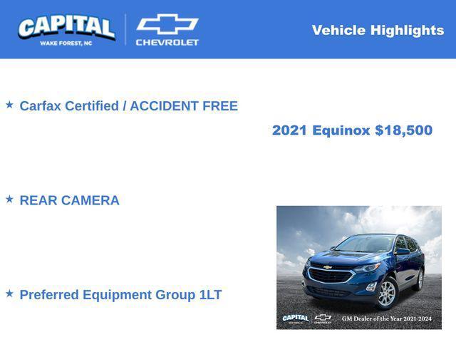 used 2021 Chevrolet Equinox car, priced at $18,500