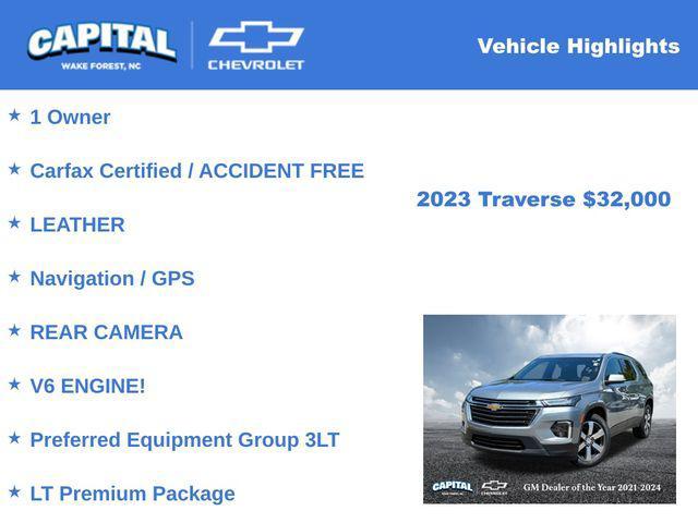 used 2023 Chevrolet Traverse car, priced at $32,000