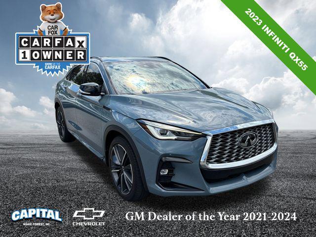 used 2023 INFINITI QX55 car, priced at $36,500